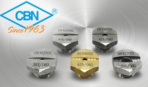 CBN OV1  Форсунка плоского распыления короткая среднего размера